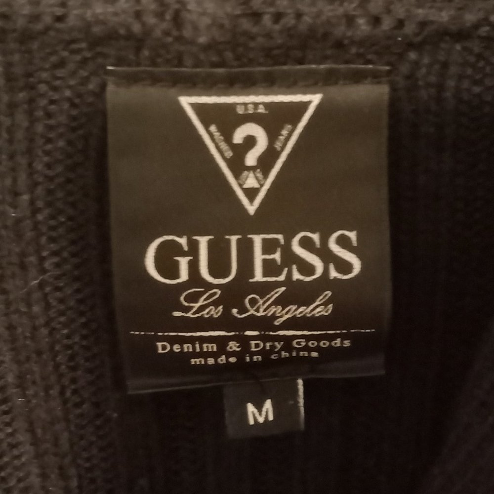 thick Guess cotton cardigan - Picture 2 of 3